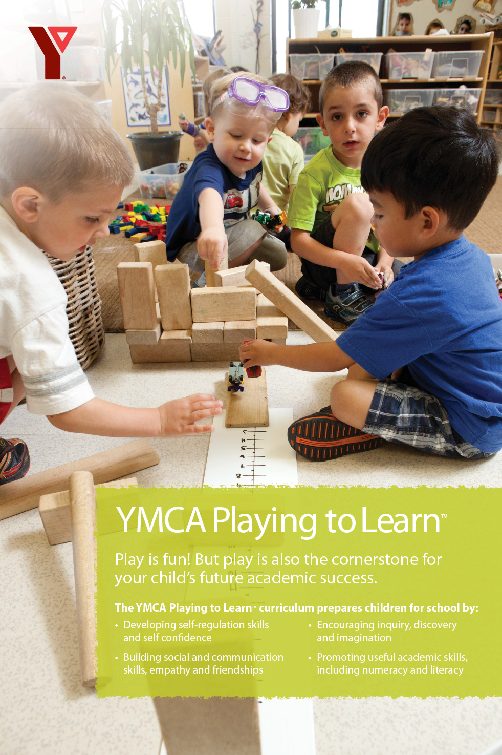 My CMS YMCA Playing to Learn Posters and Brochure